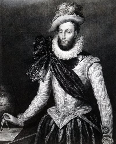 Walter Raleigh. door Unbekannt