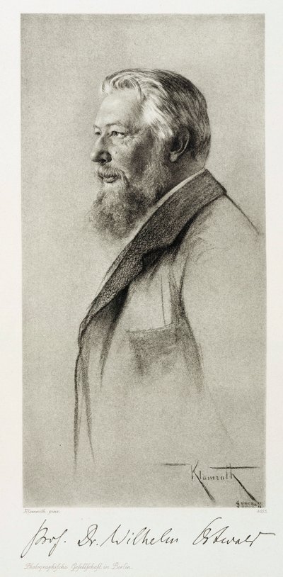 Wilhelm Ostwald, Letse chemicus, ca. 1910 door Unbekannt