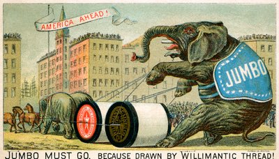 Willimantic Thread - late 19e eeuwse advertentie door Unbekannter Künstler