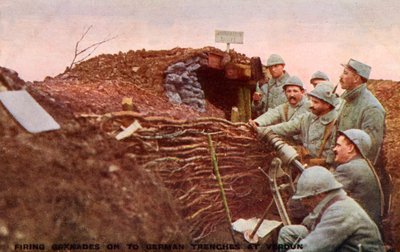 Eerste Wereldoorlog: Slag om Verdun door Unbekannter Künstler