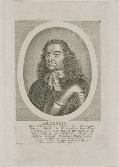 George Monk, Hertog van Albemarle en Graaf van Torrington door Unbekannter Stecher
