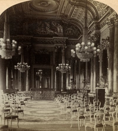 Balzaal, Buckingham Palace, Londen door Underwood and Underwood