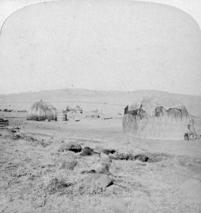 Krantz Kloof, Natal, Zuid-Afrika, Tweede Boerenoorlog door Underwood and Underwood