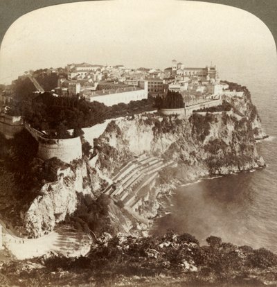 Hoofdstad van Monte Carlo, Monaco - In het kleinste vorstendom op aarde, 1899 door Underwood and Underwood