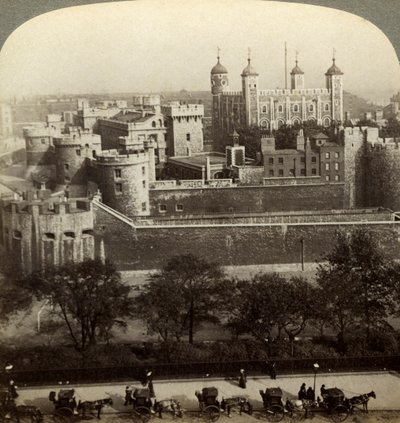 De Tower of London door Underwood and Underwood