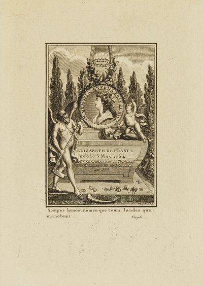 Elizabeth de France, in Memoria door Unidentified