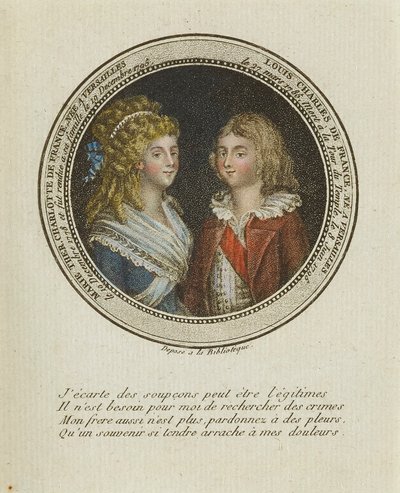 Maria Theresia Charlotte de France, Louis Charles de France door Unidentified