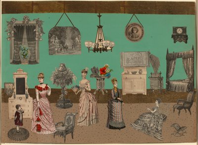 Zonder titel (Victoriaanse collage) door Unidentified