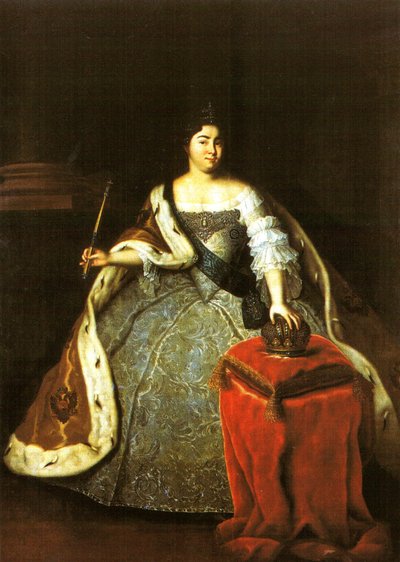 Portret van Catharina I van Rusland door Unidentified painter label QS