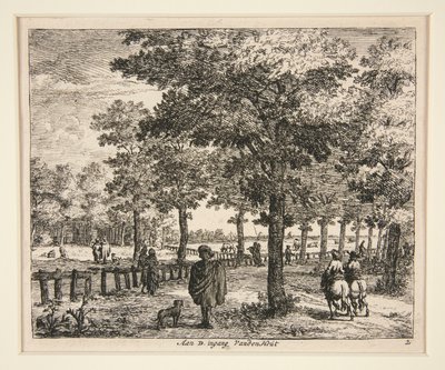 Aan de ingang van de Harit door Unknown
