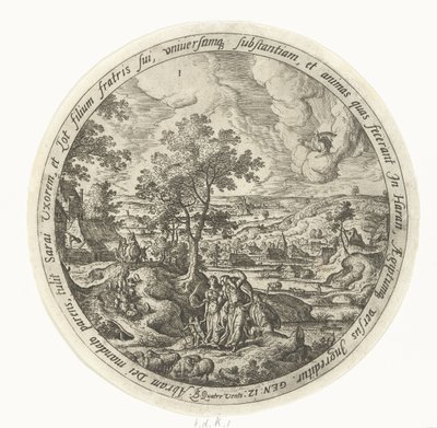Abraham op weg naar Kanaän (Het levensverhaal van Abraham, serietitel) door Unknown
