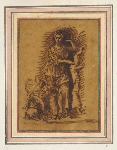 Allegorische vrouwelijke figuur door Unknown