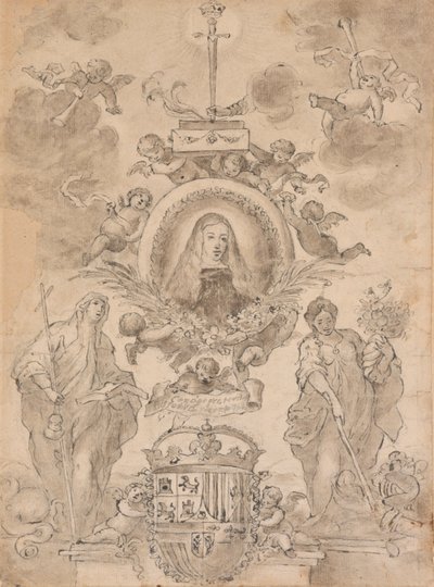 Allegorie van Karel II van Spanje door Unknown