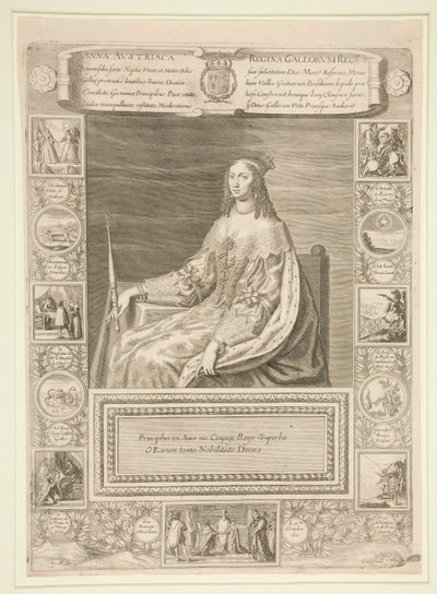 Anna van Oostenrijk door Unknown