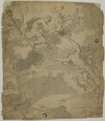 Apotheose van Hercules door Unknown