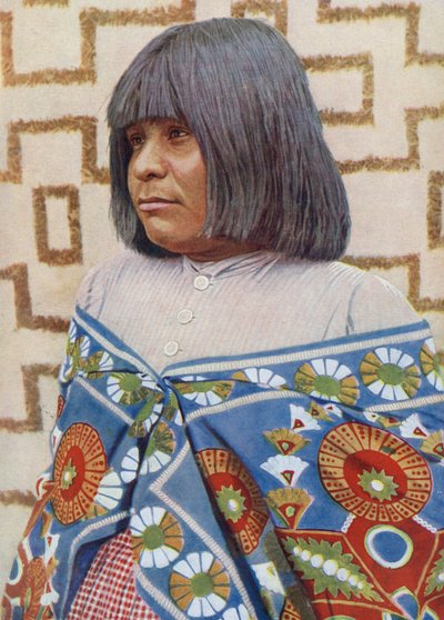 Arizona. Vrouw van de Walapai-stam in Arizona. 1920 door Unknown