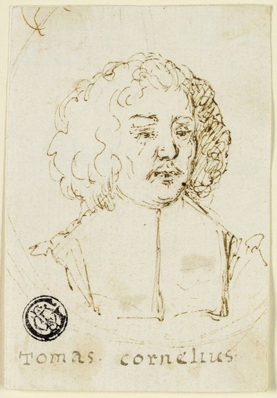 Borstbeeld van dominee Tomas Cornelius door Unknown