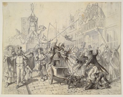 Carnaval in Antwerpen door Unknown