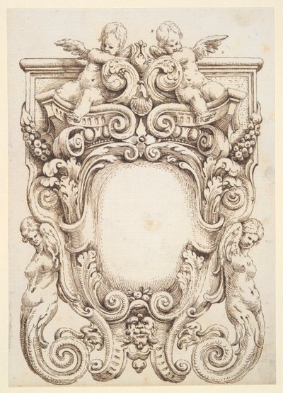 Cartouche ontwerp door Unknown