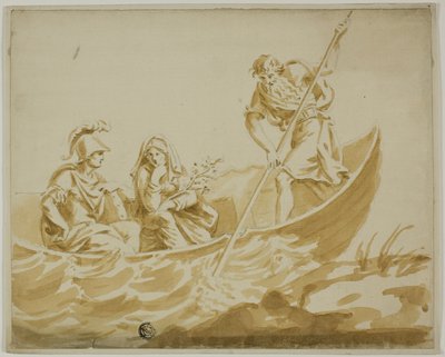 Charon brengt Mars en Minerva over door Unknown
