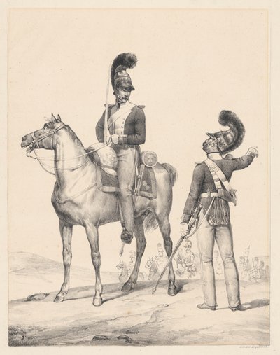 Lichte cavalerie door Unknown