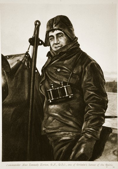 Commandant Max Kennedy Horton, R.N., D.S.O., een van de Britse helden van de Baltische Zee, 1914-19 door Unknown