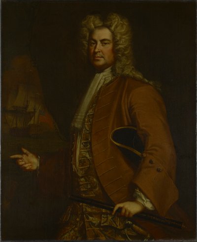 Commodore Edward Tyng (1683-1755) door Unknown