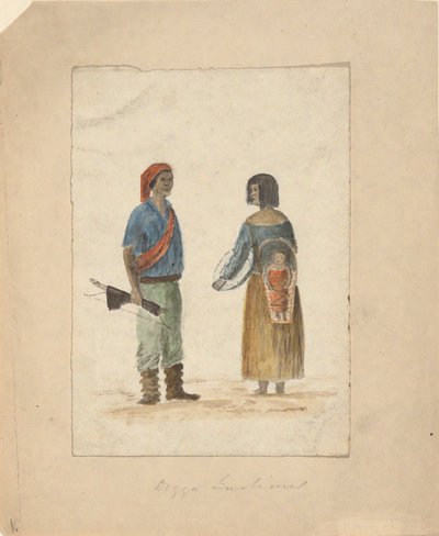 Digger Indianen door Unknown