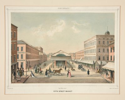 Vijfde Straat Markt, Cincinnati door Unknown