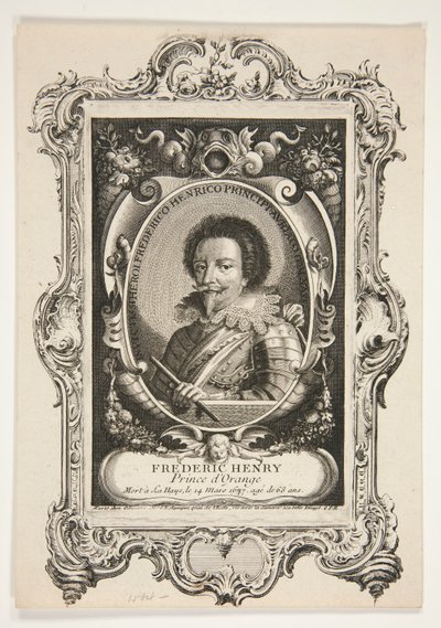 Frederic Henry, Prins van Oranje, Overleden in Den Haag, 14 Maart 1677, op 63-jarige Leeftijd door Unknown