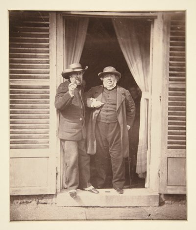 Gavarni en Jules Janin door Unknown