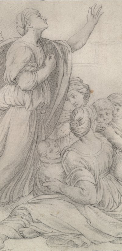 Groep van zes figuren door Unknown