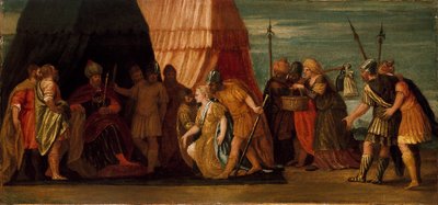 Judith ontvangen door Holofernes door Unknown