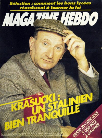 Magazine Hebdo: Krasucki door Unknown