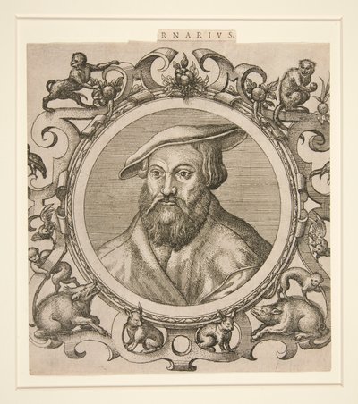 Portret van Carnarius(?) door Unknown