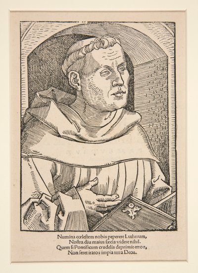 Portret van Maarten Luther door Unknown