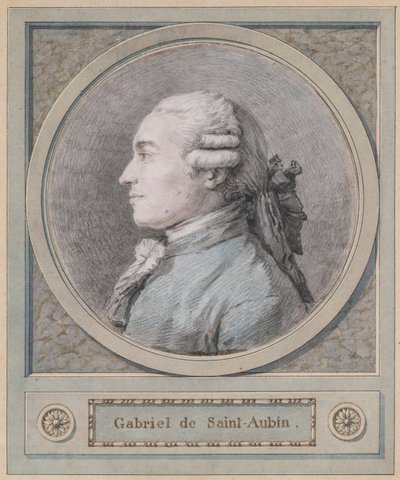 Portret van een man, vermoedelijk de beeldhouwer Clodion (1738-1814) door Unknown