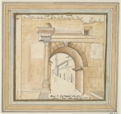 Portugese boog in Rome door Unknown