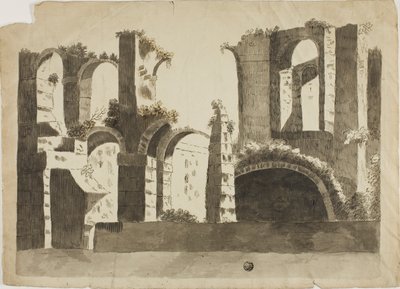 Romeinse ruïnes door Unknown