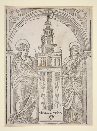 St. Justa en St. Rufina door Unknown