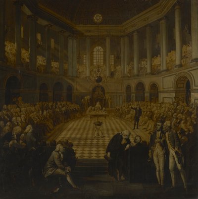 Het Ierse parlement door Unknown