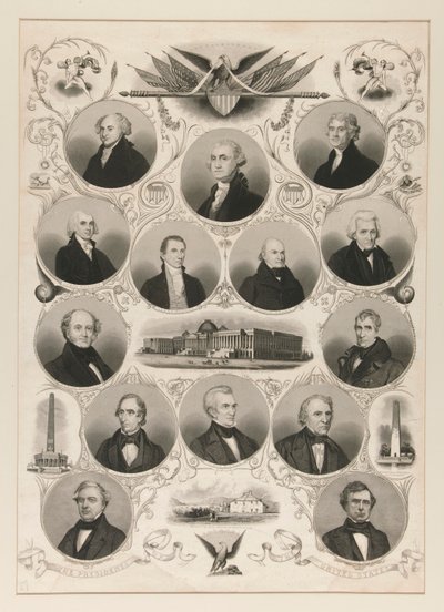 De presidenten van de Verenigde Staten door Unknown