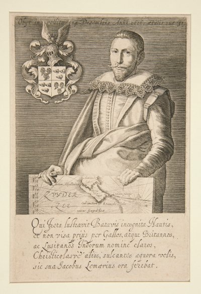 Zonder Titel (portret van Jacob Le Maire, afwisselend Jacob le Maire) door Unknown