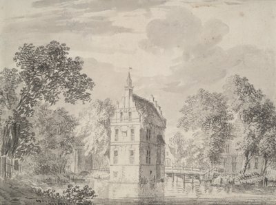 Uitzicht op Kasteel Crayestein, Nederland door Unknown