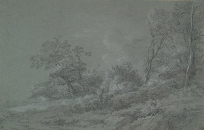 Boslandschap door Unknown