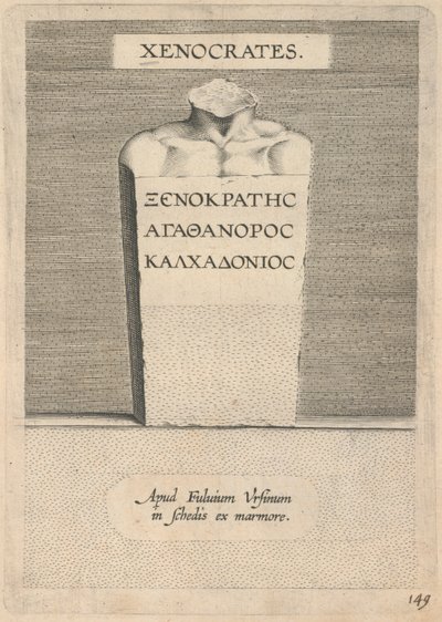 Xenocrates door Unknown