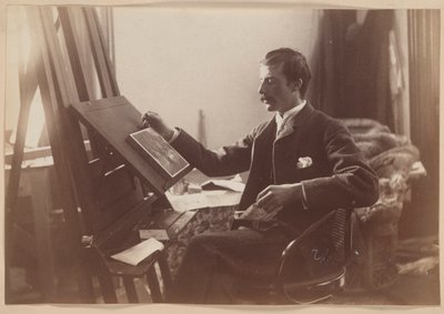 Uit een album van portretten door Unknown