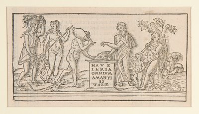 pagina uit kopie naar Francesco Colonna door Unknown