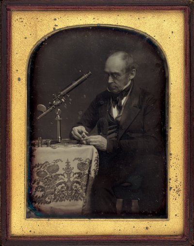 Portret van een wetenschapper door Unknown 19th Century