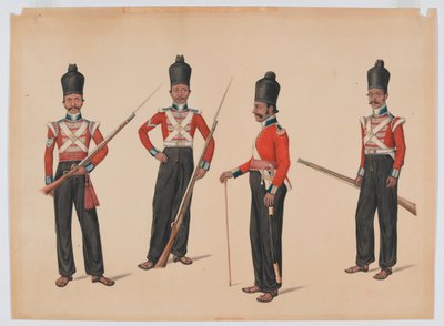 40e Madras Native Infantry door Unknown artist